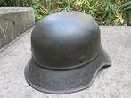 Duitse helm Volkssturm luftschutz model in Wehrmacht groen., Verzamelen, Militaria | Tweede Wereldoorlog, Ophalen of Verzenden