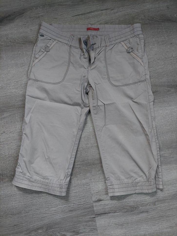 3x capri broek maat 40, Kleding | Dames, Broeken en Pantalons, Gedragen, Maat 38/40 (M), Blauw, Driekwart, Ophalen of Verzenden