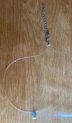 Kettinkje met glimmend hangertje, Sieraden, Tassen en Uiterlijk, Ophalen of Verzenden, Zo goed als nieuw, Overige materialen
