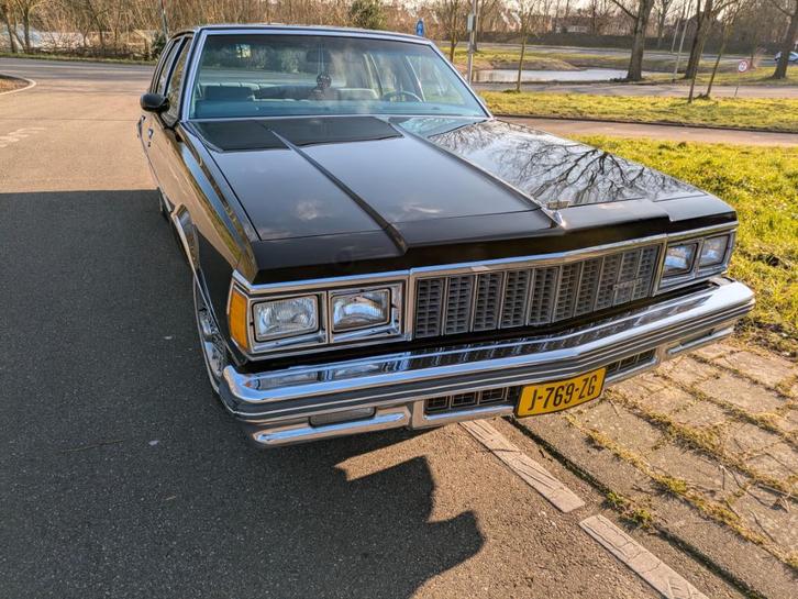 Chevrolet 1978 Zwart, Auto's, Oldtimers, Particulier, Radio, Benzine, Sedan, Automaat, Zwart, Blauw, Velours, Achterwielaandrijving