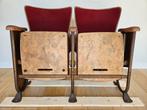 2 bioscoopstoelen, Antiek en Kunst, Antiek | Meubels | Stoelen en Banken, Ophalen