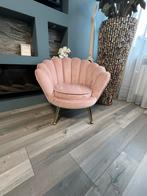 Roze Velvet Kinderfauteuil 'Belle met Goud Frame kinderstoel, Ophalen, Minder dan 75 cm, Nieuw, Stof
