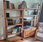 Massief eiken wandmeubel., Ophalen, Gebruikt, 25 tot 50 cm