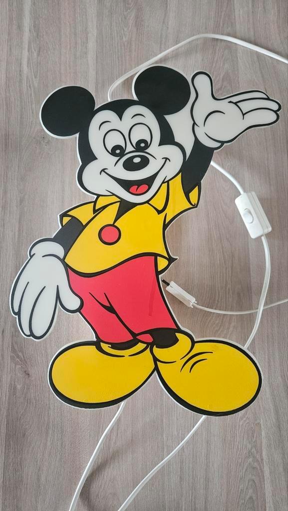 Vintage Mickey Mouse Disney Lamp, Huis en Inrichting, Lampen | Overige, Gebruikt, Ophalen of Verzenden