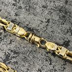 18k gouden magnum ketting schakel massief 200 gr, Ophalen of Verzenden