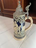 Grote bierpul met tekst, Antiek en Kunst, Ophalen