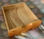 4 losse houten lades; 36 cm lang, 29 cm breed, 9 / 7 cm hoog, Huis en Inrichting, Kasten | Ladekasten, Ophalen of Verzenden, Zo goed als nieuw