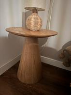 2 Cone bijzettafels 45 cm - Goede staat!, Huis en Inrichting, Minder dan 55 cm, Rond, Zo goed als nieuw, Hout
