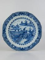 Antieke (18e eeuw) Chinese octagonal schotel, Ophalen of Verzenden
