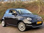 Fiat 500 C 0.9 TwinAir Turbo Lounge CABRIO NAVI AIRCO NIEUWS, Gebruikt, Cabriolet, Zwart, Origineel Nederlands