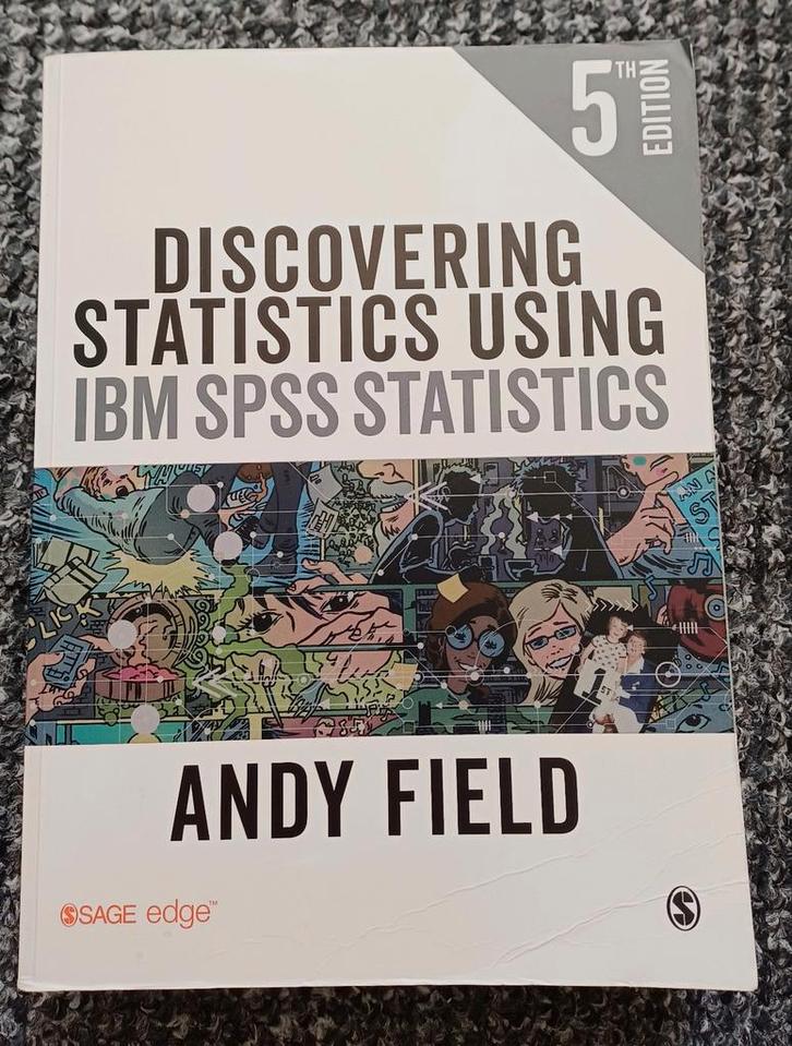 Discovering Statistics Using, 5th edition, Andy Field, Boeken, Studieboeken en Cursussen, Gelezen, WO, Beta, Ophalen of Verzenden