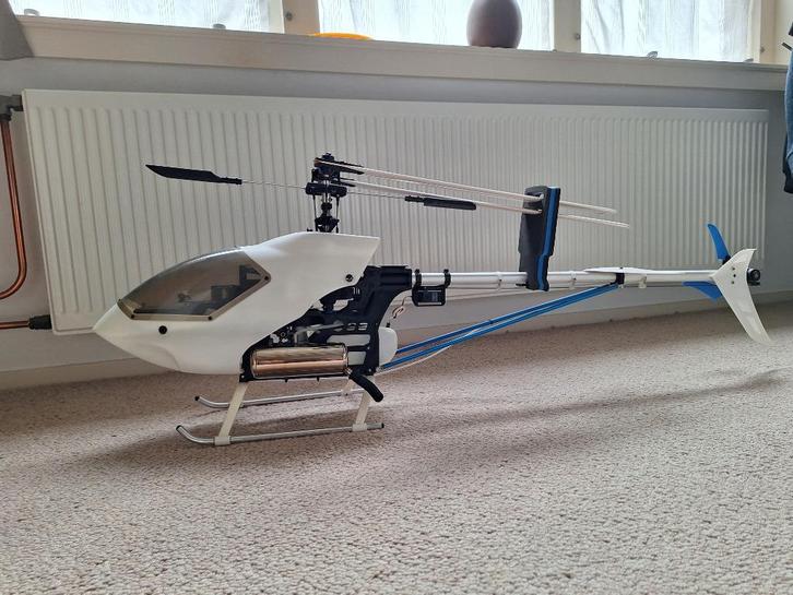 rc helicopter, Hobby en Vrije tijd, Modelbouw | Radiografisch | Helikopters en Quadcopters, Zo goed als nieuw, Helikopter, Nitro