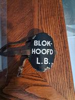 Blokhoofd armschild, Ophalen of Verzenden, Landmacht, Nederland