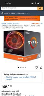 AMD Ryzen 9 3900X Processor, Computers en Software, Processors, Ophalen of Verzenden, Gebruikt, 12-core, 4 Ghz of meer