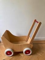 Houten poppenwagen, Kinderen en Baby's, Speelgoed | Houten speelgoed, Zo goed als nieuw, Ophalen, Duw- of Trekspeelgoed