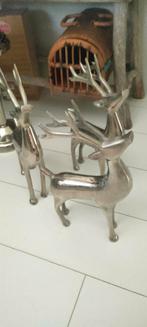 Zilverkleurig ijzeren herten, Diversen, Kerst, Ophalen, Zo goed als nieuw