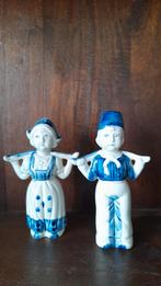 Rynbende Porselein Drankflesje - Delfts Blauw, Antiek en Kunst, Antiek | Keramiek en Aardewerk, Ophalen of Verzenden