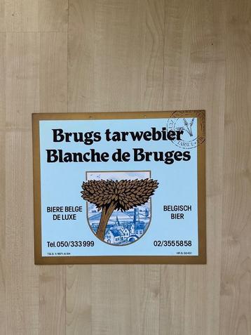 Brugs Tarwebier reclamebord beschikbaar voor biedingen