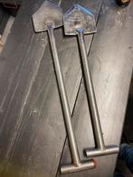 Rvs detector scheppen - 2 stuks, Doe-het-zelf en Verbouw, Ophalen of Verzenden, Gebruikt