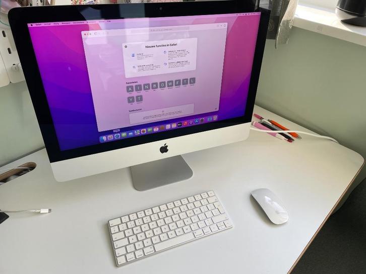 iMac (Retina 4K, 21,5-inch, Late 2015), Computers en Software, Apple Desktops, Zo goed als nieuw, iMac, SSD, 3 tot 4 Ghz, 16 GB