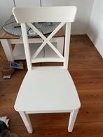 6 IKEA stoelen - opknapper, Gebruikt, Wit, Ophalen of Verzenden, Vijf, Zes of meer stoelen