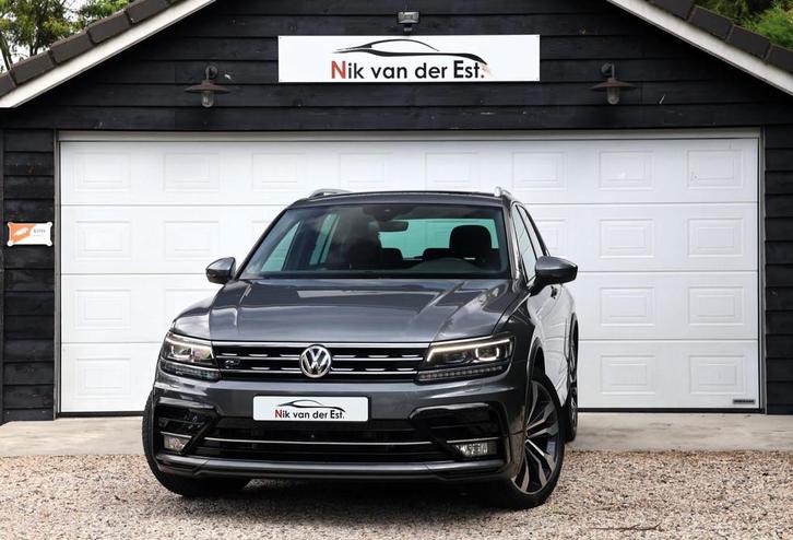 Volkswagen Tiguan 2.0 TSI 4Motion Highline-R-Line-Dak-Virtue, Auto's, Volkswagen, Bedrijf, Te koop, Tiguan, 360° camera, 4x4, ABS