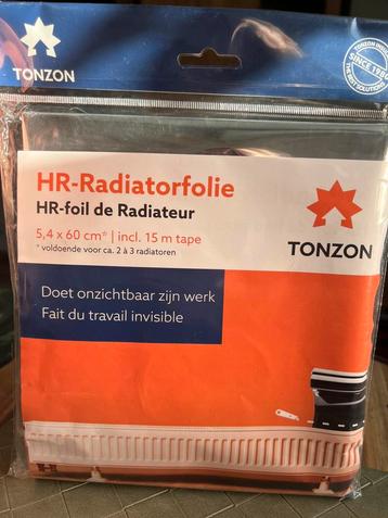 HR-Radiatorfolie nieuw 5,4 x 60 cm + 15 cm tape beschikbaar voor biedingen