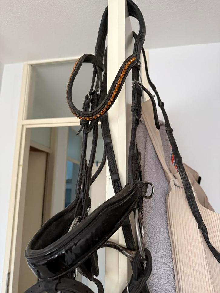 Schockemöhle Hoofdstel Malibu Full, Dieren en Toebehoren, Paarden en Pony's | Hoofdstellen en Tuigage, Zo goed als nieuw, Dressuur