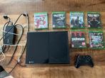 Xbox One + 6 spellen, Spelcomputers en Games, Ophalen, Xbox One, Met 1 controller, 500 GB