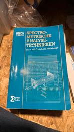 Spectrometrische analysetechnieken, M.T.C. de Loos-Vollebregt, Ophalen of Verzenden, Zo goed als nieuw, Nederlands