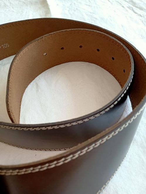 Brede bruine dames riem van den Hoogen, Kleding | Dames, Riemen en Ceinturen, Zo goed als nieuw, Heupriem, 100 cm of meer, 5 cm of meer
