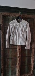 G-Star RAW Leren Jas - Beige - Maat L, Maat 38/40 (M), Beige, Ophalen of Verzenden, Zo goed als nieuw