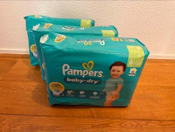 99 stuks Pampers baby-dry maat 6 beschikbaar voor biedingen