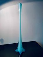 Murano Style Solifleur 60 cm Blauw 1980, Antiek en Kunst, Antiek | Glas en Kristal, Ophalen of Verzenden
