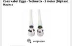 Coax kabel 3 meter technetix, Ophalen of Verzenden, Nieuw