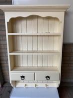 Landelijk Wandkastje voor borden en kopjes vintage, Ophalen, Gebruikt, Met hangruimte, Minder dan 150 cm