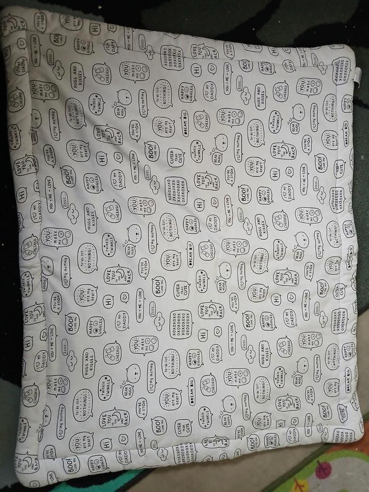 Boxkleed met Tekstwolkjes, Kinderen en Baby's, Speelgoed | Speelkleden, Zo goed als nieuw, Ophalen of Verzenden