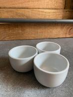 Set van 3 witte ramekins, Ophalen of Verzenden, Zo goed als nieuw