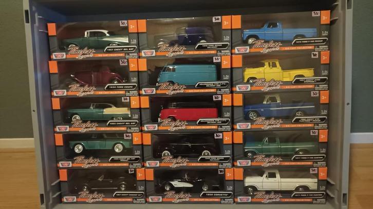 Nieuwe Amerikaanse modelauto,s , diverse soorten , 1 op 24, Hobby en Vrije tijd, Modelauto's | 1:24, Nieuw, Auto, Motormax, Ophalen