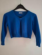 bolero blauw / kort vestje, Kleding | Dames, Truien en Vesten, Ophalen, Zo goed als nieuw, Maat 38/40 (M), Blauw
