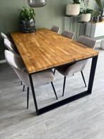 Eettafel hout, Huis en Inrichting, Tafels | Eettafels, Ophalen, 200 cm of meer, 50 tot 100 cm, Zo goed als nieuw