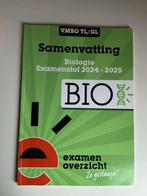 Examenstof Biologie VMBO TL/GL 24/25, Ophalen, Zo goed als nieuw, VMBO, Biologie