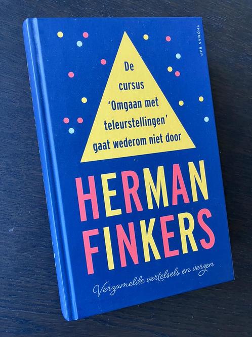 Herman Finkers, nieuw, cursus ‘Omgaan met teleurstellingen’, Boeken, Literatuur, Zo goed als nieuw, Nederland, Ophalen of Verzenden