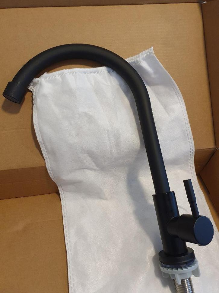 Wastafel Fontein Toilet kraan HOOG Model ZWART of RVS, Huis en Inrichting, Keuken | Keukenelementen, Nieuw, Minder dan 100 cm