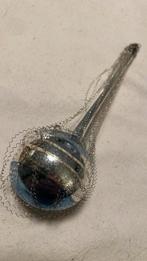 Vintage antieke kerstbal, leonisch draad blauw, Diversen, Kerst, Ophalen of Verzenden, Zo goed als nieuw