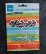 NIEUW Marianne Design Craftable CR1325 Vive la Vie, Ophalen of Verzenden, Nieuw, Overige thema's, Pons of Mal