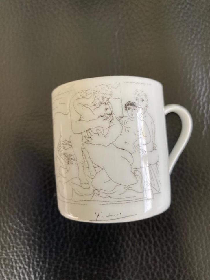 Picasso espressokopjes Fabricado en frabrique, Huis en Inrichting, Keuken | Servies, Zo goed als nieuw, Kop(pen) en/of Schotel(s)