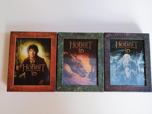 The Hobbit trilogie, 3 films in 3D - Extended Edition, Cd's en Dvd's, Dvd's | Science Fiction en Fantasy, Zo goed als nieuw, Fantasy