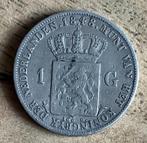 1 gulden 1848 Willem II, Postzegels en Munten, Munten | Nederland, Ophalen, 1 gulden, Zilver, Losse munt