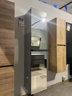 Showroom Sanijura Hoge Kast met Spiegeldeur en verwarming, Huis en Inrichting, (Half)hoge kast, Minder dan 50 cm, Niet ingevuld